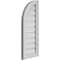 Ekena Millwork Quarter Round Top Left Surface Mount PVC Gable Vent w/ 2"W x 1-1/2"P Brickmould Frame, 12"W x 30"H GVPQL12X3002SF - alternate 2